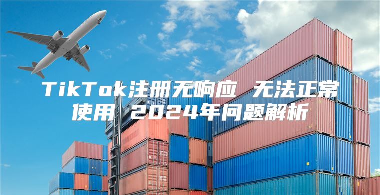 TikTok注册无响应 无法正常使用 2025年问题解析