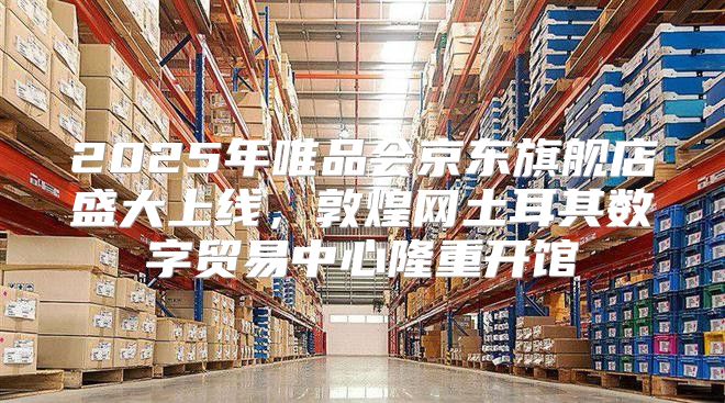 2025年唯品会京东旗舰店盛大上线，敦煌网土耳其数字贸易中心隆重开馆