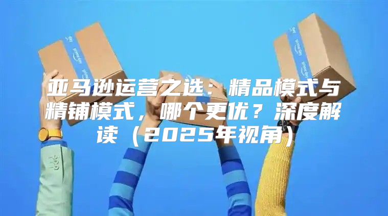 亚马逊运营之选：精品模式与精铺模式，哪个更优？深度解读2025年视角