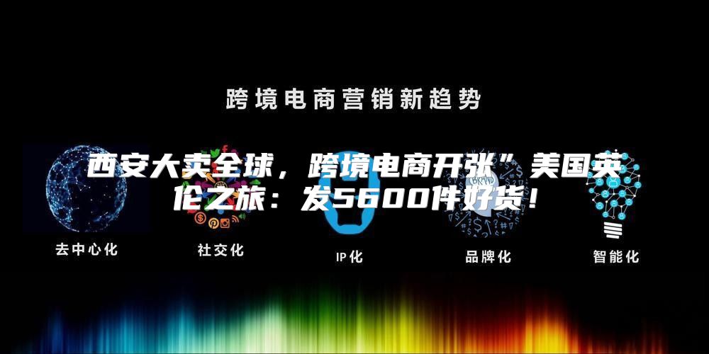 西安大卖全球，跨境电商开张”美国英伦之旅：发5600件好货！