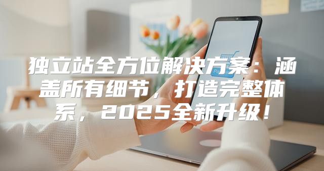 独立站全方位解决方案：涵盖所有细节，打造完整体系，2025全新升级！