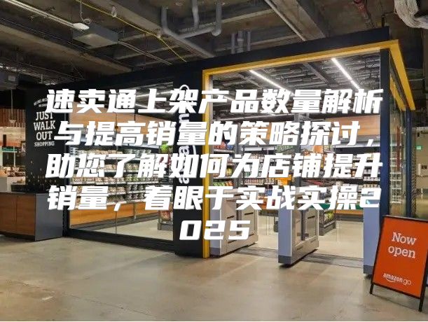 速卖通上架产品数量解析与提高销量的策略探讨，助您了解如何为店铺提升销量，着眼于实战实操2025