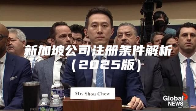 新加坡公司注册条件解析2025版