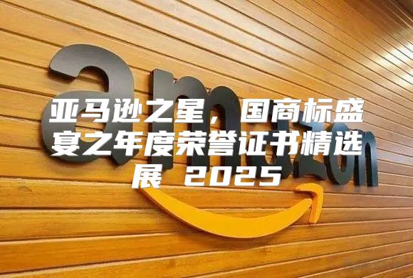 亚马逊之星，国商标盛宴之年度荣誉证书精选展 2025