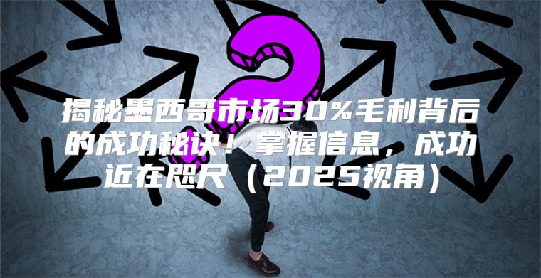 揭秘墨西哥市场30%毛利背后的成功秘诀！掌握信息，成功近在咫尺2025视角