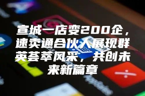 宣城一店变200企，速卖通合伙人展现群英荟萃风采，共创未来新篇章