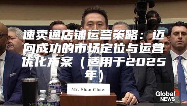 速卖通店铺运营策略：迈向成功的市场定位与运营优化方案适用于2025年
