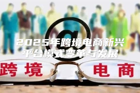 2025年跨境电商新兴平台模式变革与发展