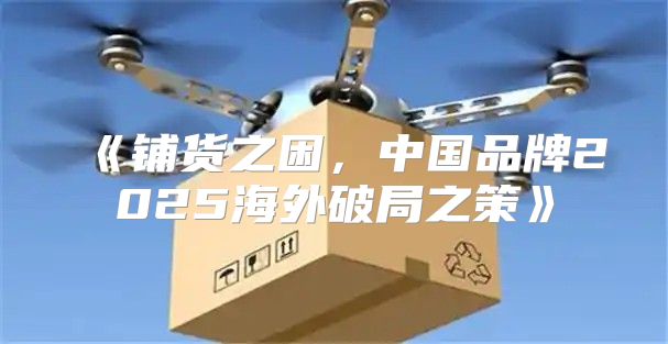 铺货之困，中国品牌2025海外破局之策