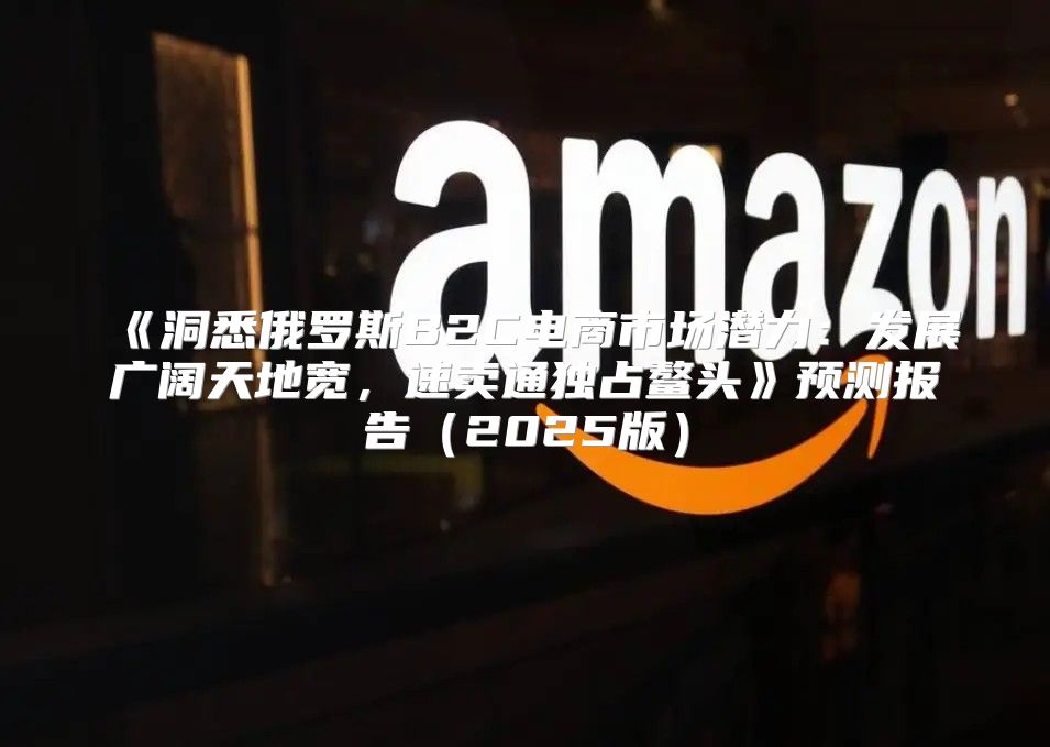 洞悉俄罗斯B2C电商市场潜力：发展广阔天地宽，速卖通独占鳌头预测报告2025版