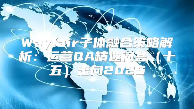 Wayfair子体融合策略解析：运营QA精选问答十五走向2025