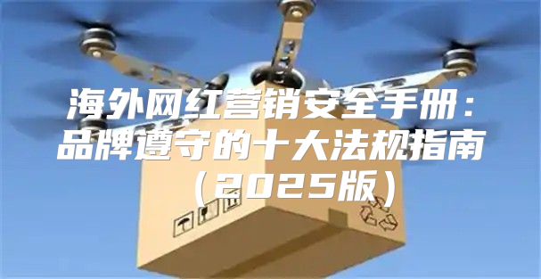 海外网红营销安全手册：品牌遵守的十大法规指南2025版