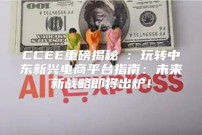 CCEE重磅揭秘①：玩转中东新兴电商平台指南：未来新战略即将出炉！