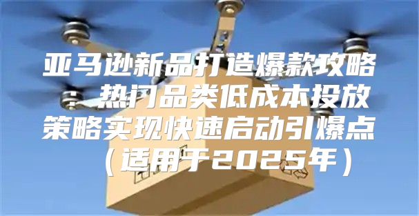 亚马逊新品打造爆款攻略⑦：热门品类低成本投放策略实现快速启动引爆点适用于2025年