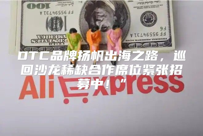 DTC品牌扬帆出海之路，巡回沙龙稀缺合作席位紧张招募中！”