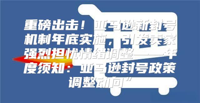 重磅出击！亚马逊新封号机制年底实施，引发卖家强烈担忧情绪调整——年度须知：亚马逊封号政策调整动向”