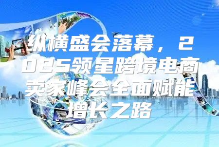 纵横盛会落幕，2025领星跨境电商卖家峰会全面赋能增长之路