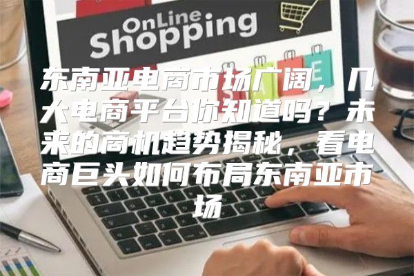 东南亚电商市场广阔，几大电商平台你知道吗？未来的商机趋势揭秘，看电商巨头如何布局东南亚市场