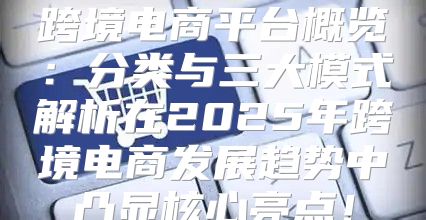 跨境电商平台概览：分类与三大模式解析在2025年跨境电商发展趋势中凸显核心亮点！