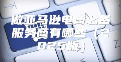 做亚马逊电商必备服务商有哪些2025版
