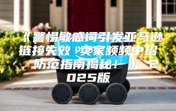 警惕敏感词引发亚马逊链接失效卖家频频中招，防范指南揭秘！2025版