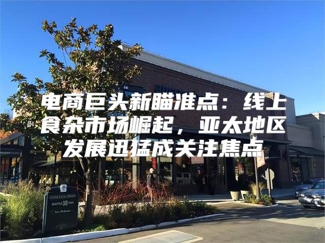 电商巨头新瞄准点：线上食杂市场崛起，亚太地区发展迅猛成关注焦点