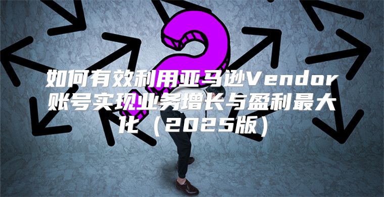 如何有效利用亚马逊Vendor账号实现业务增长与盈利最大化2025版