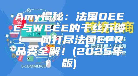 Amy揭秘：法国DEEE与WEEE的千丝万缕！一网打尽法国EPR品类全解！(2025年版)