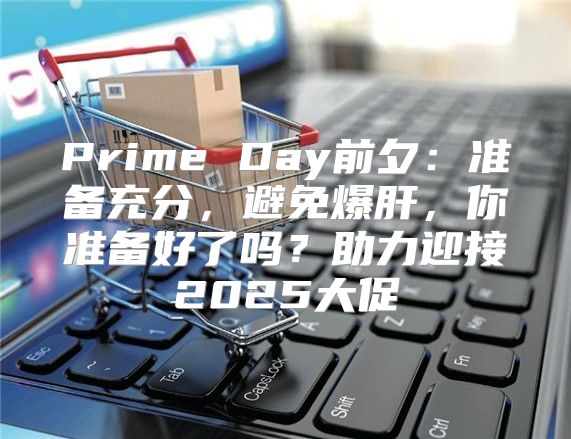 Prime Day前夕：准备充分，避免爆肝，你准备好了吗？助力迎接2025大促