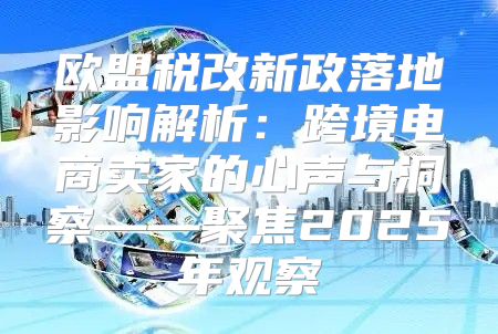 欧盟税改新政落地影响解析：跨境电商卖家的心声与洞察——聚焦2025年观察
