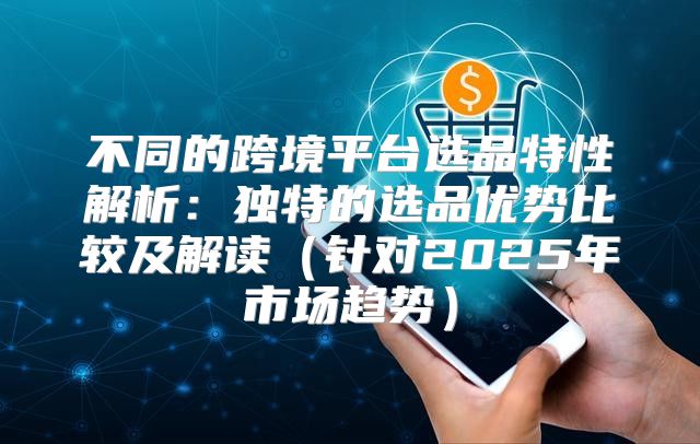 不同的跨境平台选品特性解析：独特的选品优势比较及解读针对2025年市场趋势