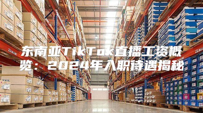 东南亚TikTok直播工资概览：2025年入职待遇揭秘