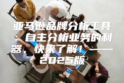 亚马逊品牌分析工具：自主分析业务的利器，快来了解！——2025版