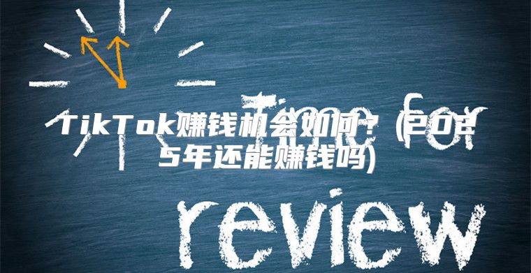 TikTok赚钱机会如何？(2025年还能赚钱吗)