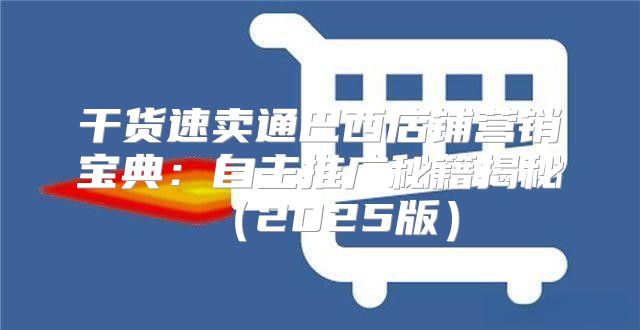 干货速卖通巴西店铺营销宝典：自主推广秘籍揭秘2025版