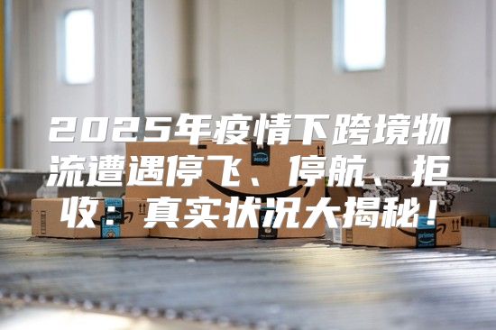 2025年疫情下跨境物流遭遇停飞、停航、拒收：真实状况大揭秘！