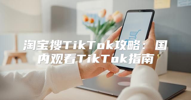 淘宝搜TikTok攻略：国内观看TikTok指南
