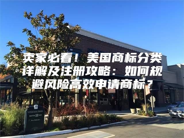 卖家必看！美国商标分类详解及注册攻略：如何规避风险高效申请商标？
