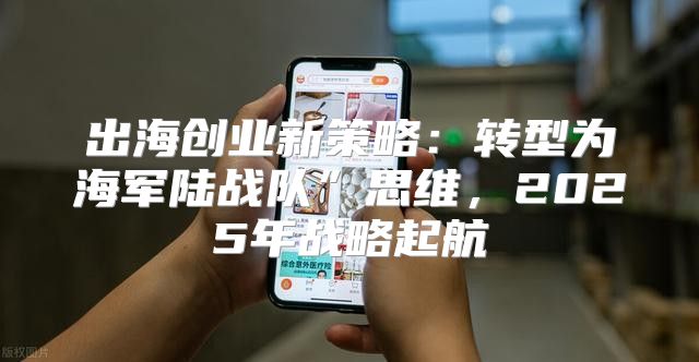 出海创业新策略：转型为海军陆战队”思维，2025年战略起航
