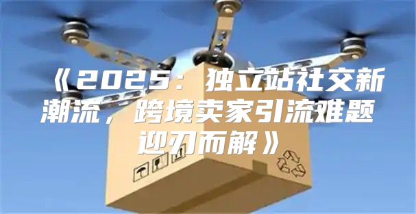 2025独立站社交新潮流，跨境卖家引流难题迎刃而解