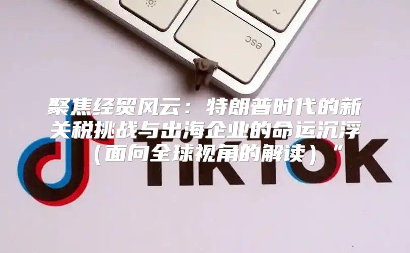 聚焦经贸风云：特朗普时代的新关税挑战与出海企业的命运沉浮面向全球视角的解读”