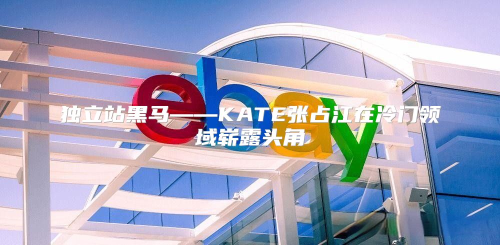 独立站黑马——KATE张占江在冷门领域崭露头角