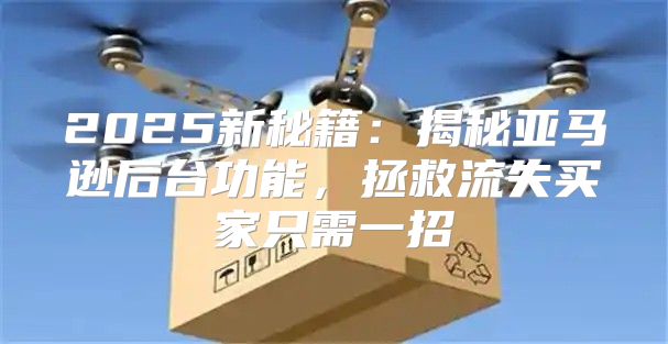 2025新秘籍：揭秘亚马逊后台功能，拯救流失买家只需一招