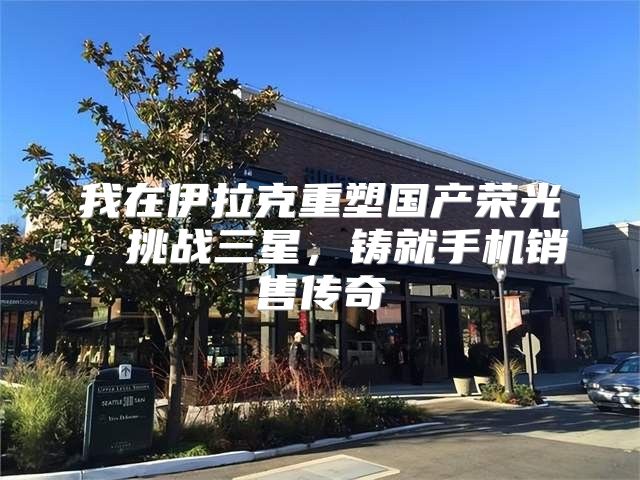 我在伊拉克重塑国产荣光，挑战三星，铸就手机销售传奇