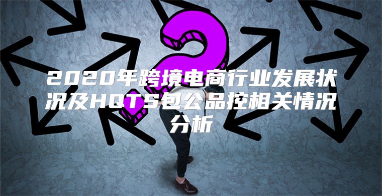 2020年跨境电商行业发展状况及HQTS包公品控相关情况分析