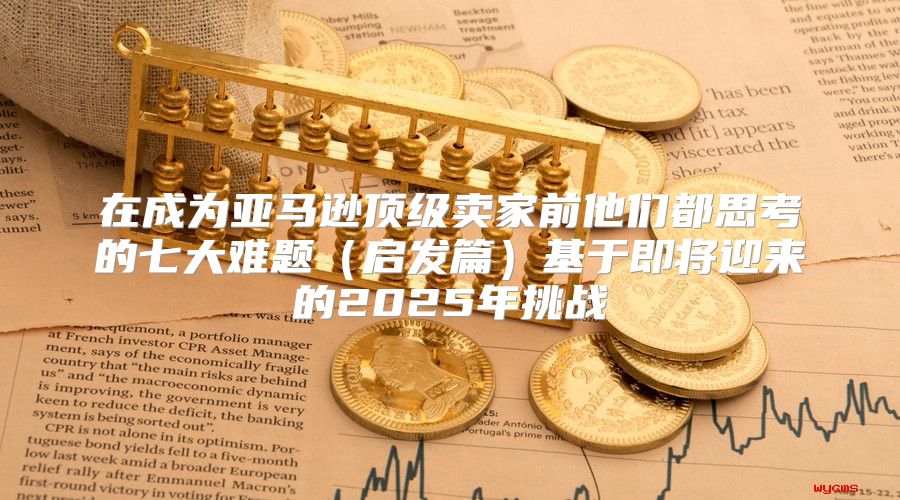 在成为亚马逊顶级卖家前他们都思考的七大难题启发篇基于即将迎来的2025年挑战