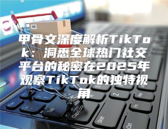 甲骨文深度解析TikTok：洞悉全球热门社交平台的秘密在2025年观察TikTok的独特视角