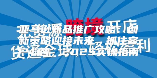 亚马逊新品推广攻略：创新策略迎接未来，抓住客户心智，2025实操指南