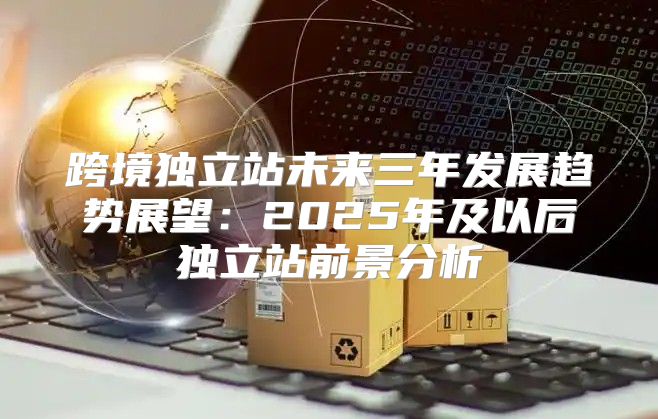 跨境独立站未来三年发展趋势展望：2025年及以后独立站前景分析
