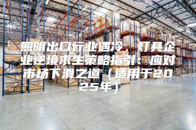 照明出口行业遇冷，灯具企业逆境求生策略指引：应对市场下滑之道适用于2025年